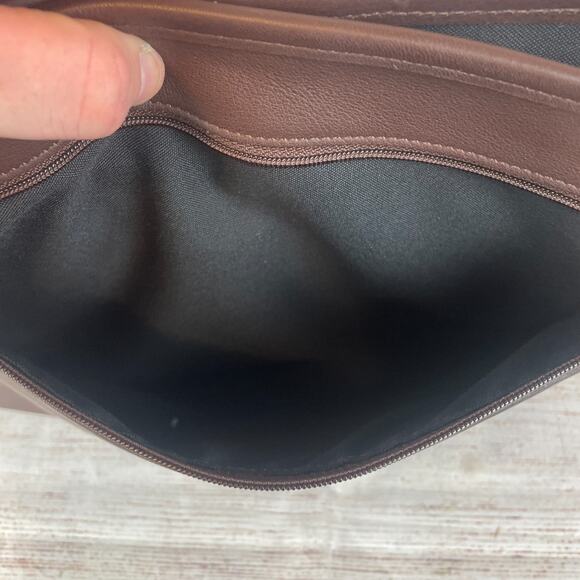 Coach Legacy Leather Mail Messenger Bag 9065 Dark Brown Leather - Picture 9 of 12